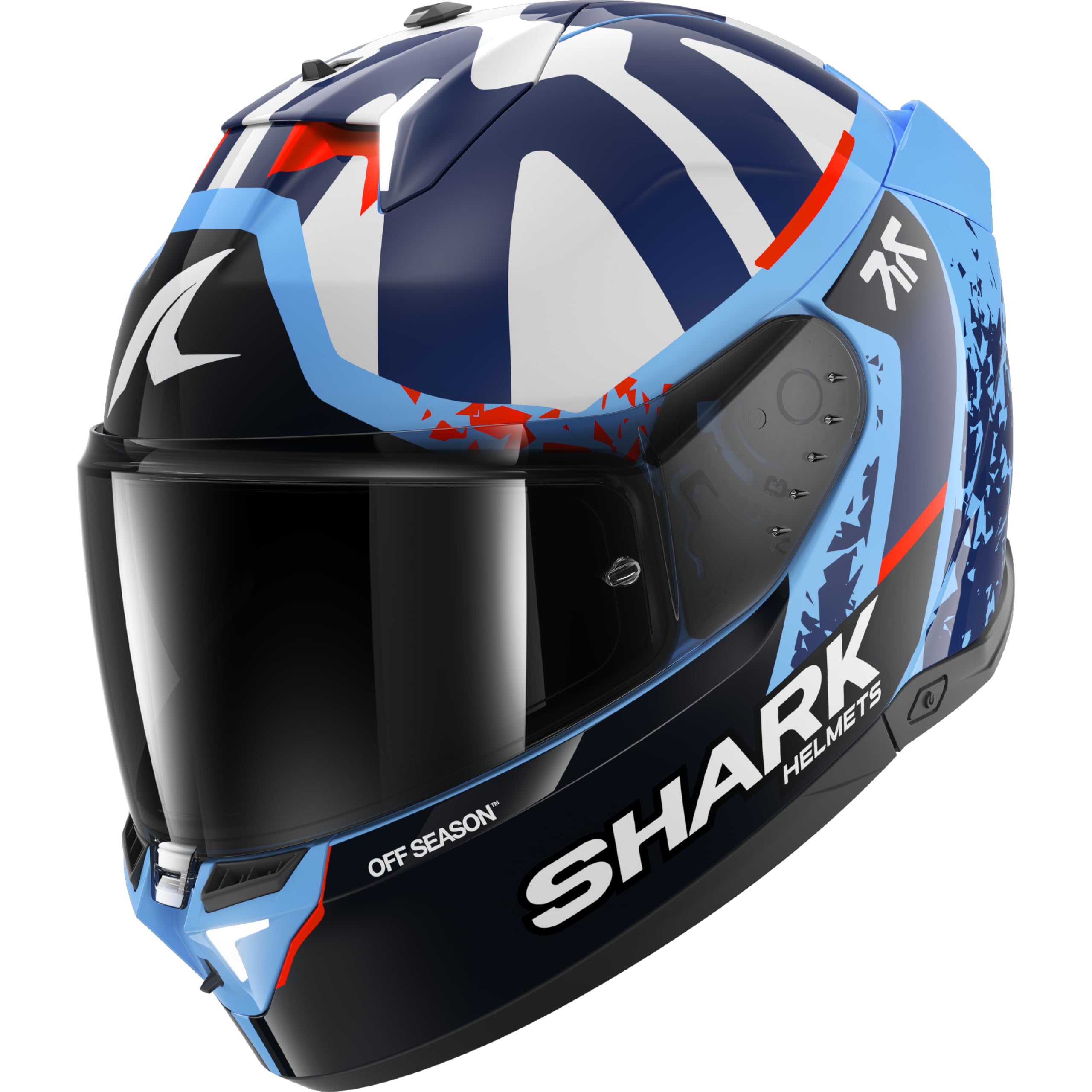 Shark, Casque Moto Intégral SKWAL i3 Replica Raul Fernandez Black Blue White BBW,