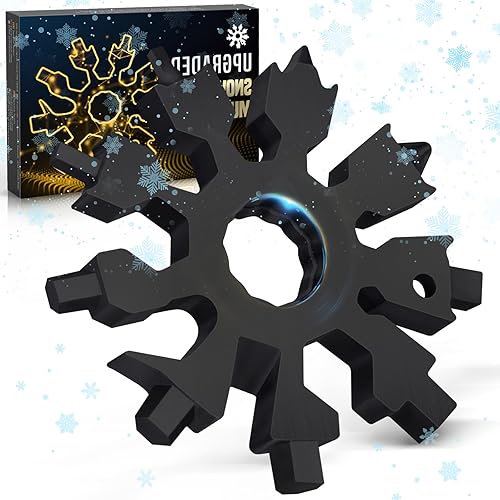 Copo de nieve multiherramienta para calcetines para hombres, multiherramientas 20 en 1, regalos de cumpleaños de Navidad para papá, hombres, abuelo,
