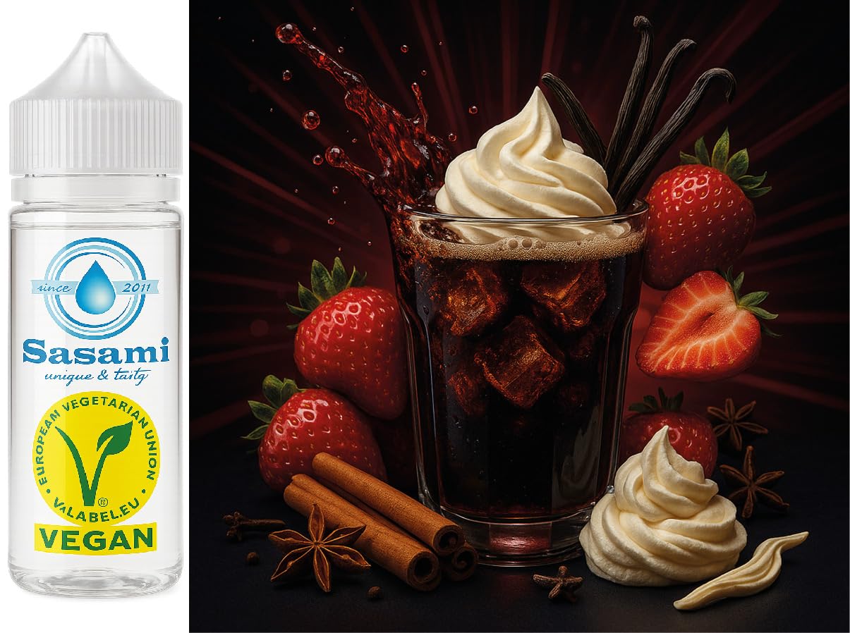 Aroma Prof. B’s Cola Strawberries de 100ml: sabor vegano intenso 8