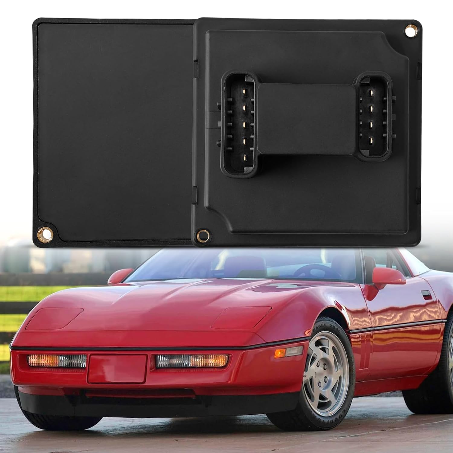 16521297 Headlight Lamp Actuator Control Relay Module Compatible with Chevrolet Corvette C4 1984-1996, Pontiac Firebird 1987-1989 Headlight Lighting Actuator Relay Control Module Replace#16510537