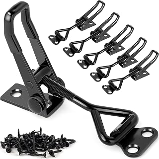 Vicuna R 6 Pack Adjustable Toggle Latch Clamps 330Lbs Holding Capacity - Quick Release Hasp for Smokers, Toolboxes, Doors, Trunks