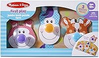 Vista 8 de Melissa & Doug First Play - Rompecabezas de madera de animales de granja (3 piezas)
