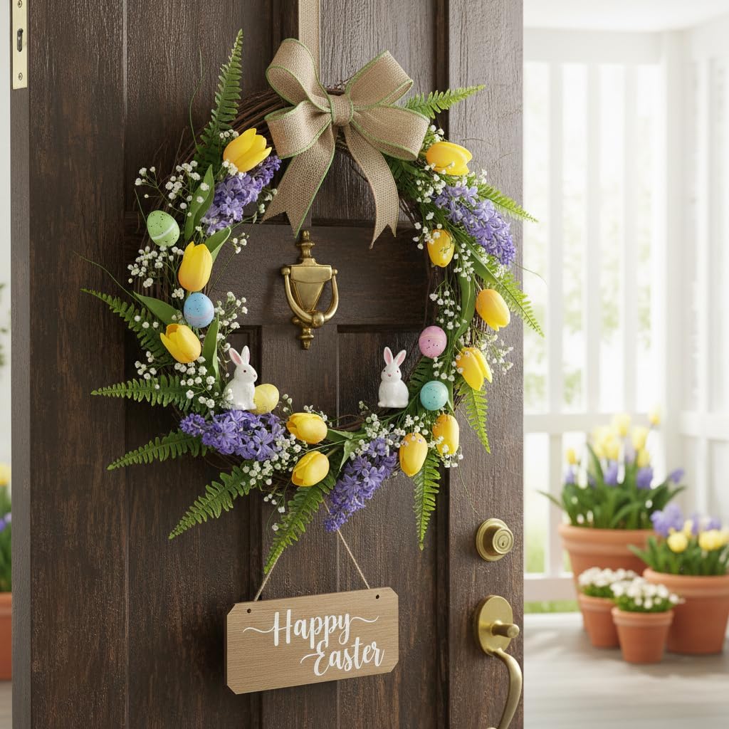 Twig Garland: 15.7ft Natural Grapevine Spring Wreaths for Front Door, Backdrop Hanging Vine for DIY Crafts Christmas Easter Valentines Day Wedding Party Home Decor - Image 5