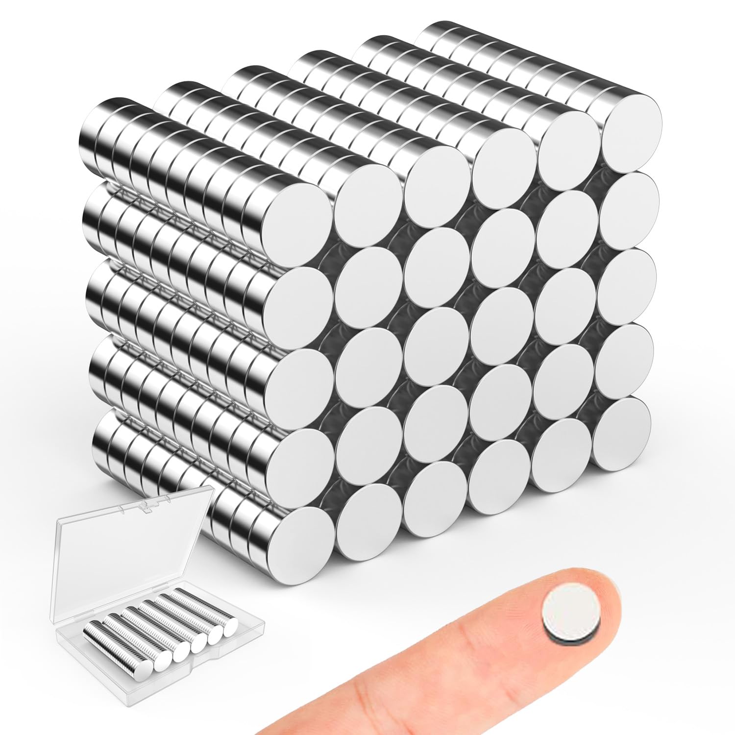 Small Magnets for Crafts, 10x3 mm Round Magnets 100 Pack — Amazon image 22