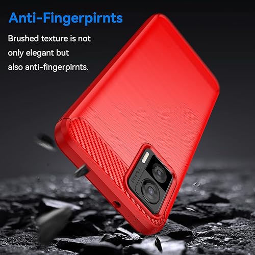 Miniatura 9 de Funda delgada para Motorola Edge 30 Neo, diseño de moda de fibra de carbono suave con grado militar a prueba de golpes y protección de lente de