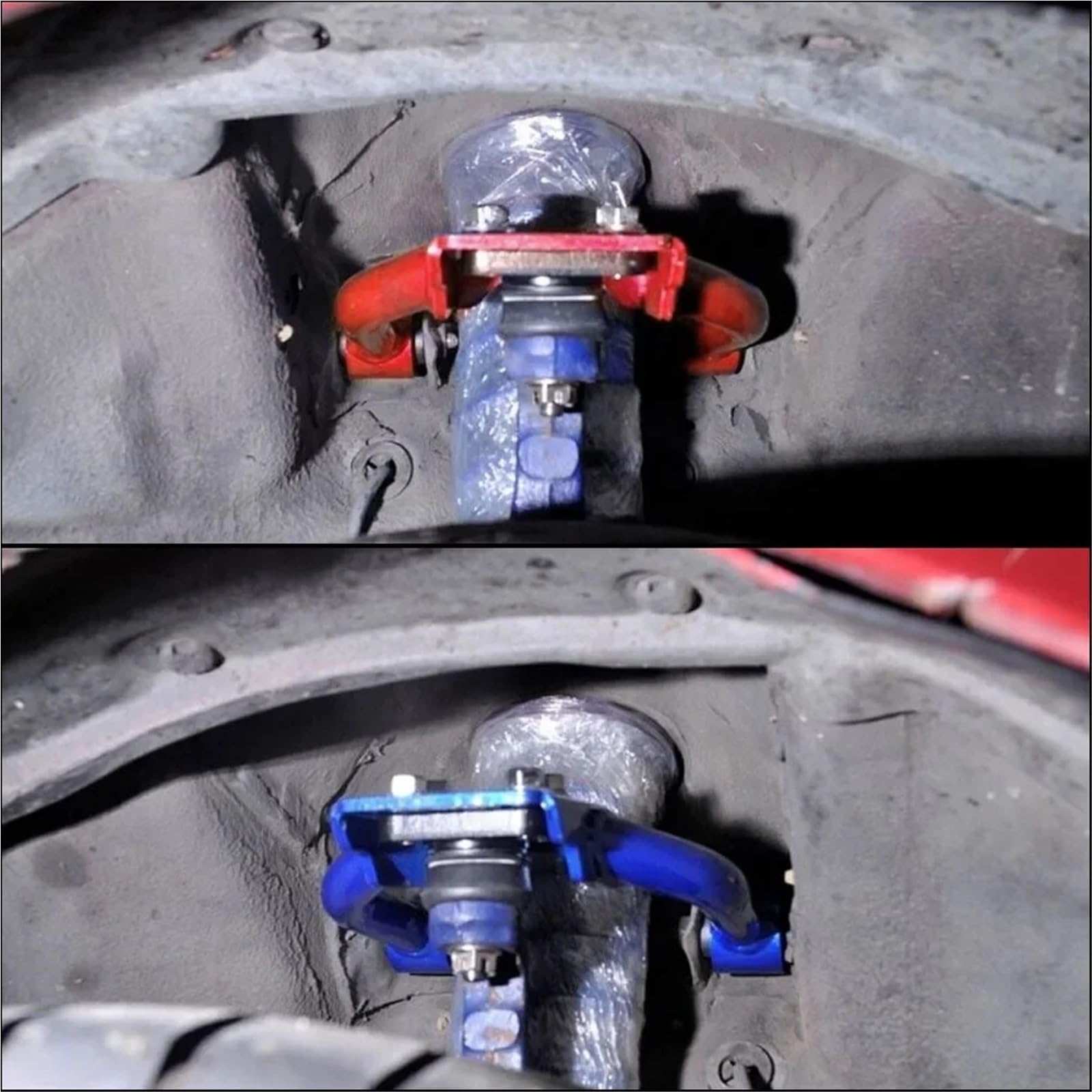 Wahacz samochodowy Zawieszenie Wahacz Tylny Regulowany Wahacz Przedni Górny Zestaw Camber Wahacz Do Honda Civic EG 96-00 Wahacz sterujący(Blue)