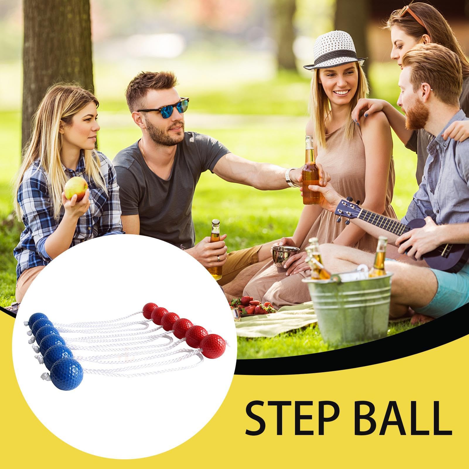 Ladder Toss, Set mit 6 Kugeln für Outdoor-Spiele, Eltern-Kind-Interaktion, tragbares Werkzeug für Übungen im Freien und Team Building Unternehmen