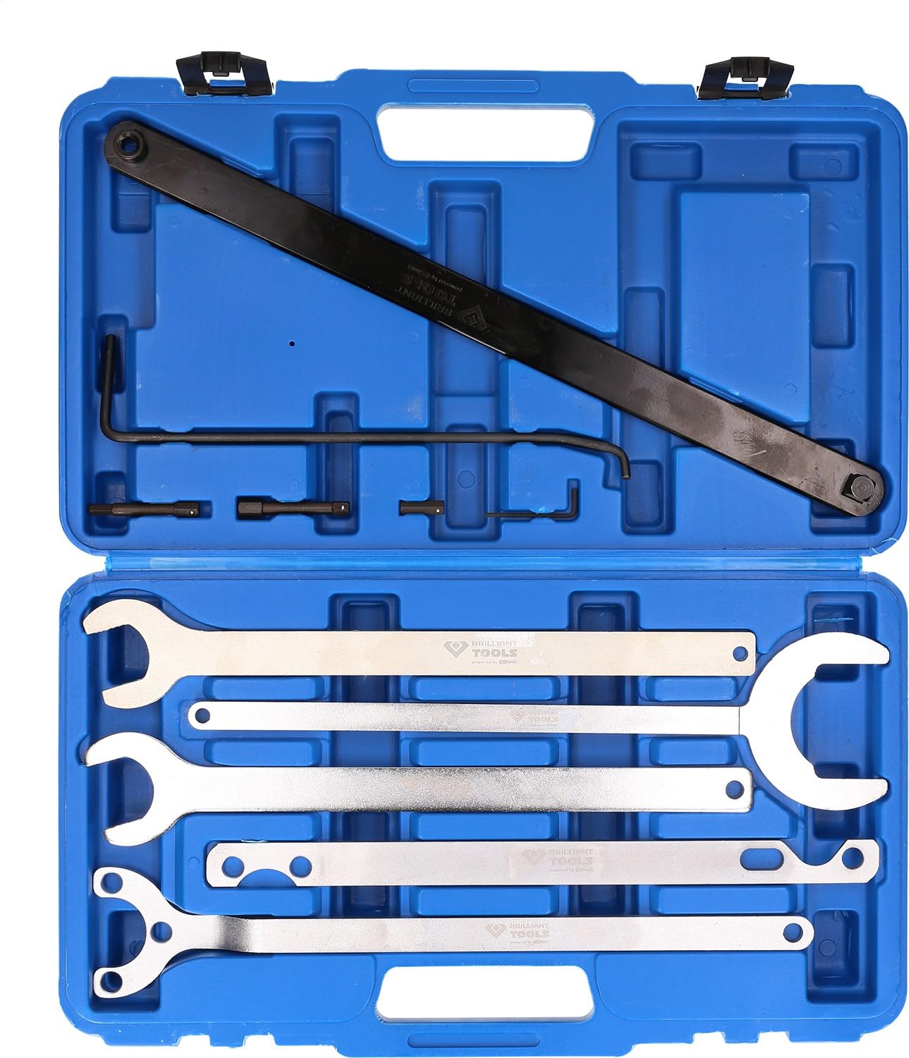 BRILLIANT TOOLS BT521250 Kit chiave mozzo ventola, 11 pz [Powered by KS TOOLS]
