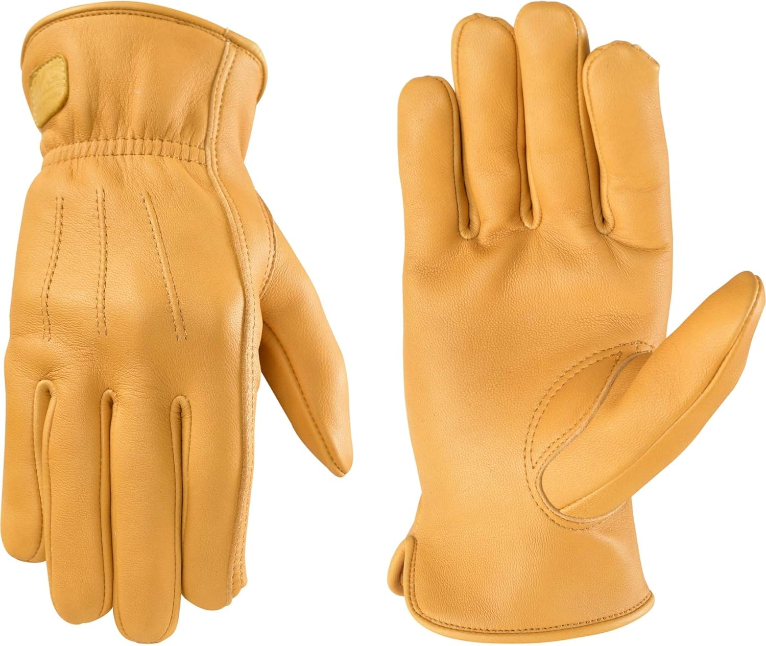 Wells Lamont Men’s ComfortHyde Leather Work Gloves, Soft Grain Leather with Keystone Thumb, Durable and Flexible Fit for Driving, Maintenance, and Light-Duty Work