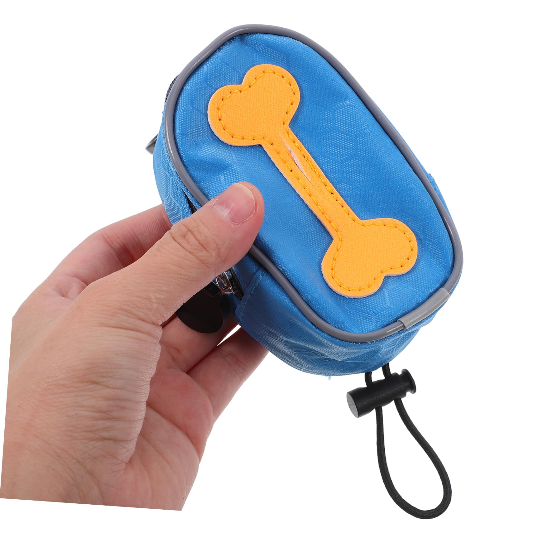 Hemobllo Dispensador de Bolsas para Excrementos Caninos, Bolsa Oxford con Cremallera y 8 Rollos Desechables para Residuos Caninos durante Caminatas