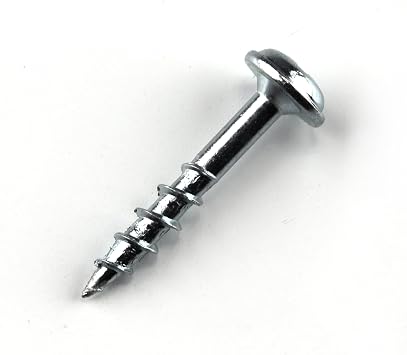 Kreg Zinc Pocket-Hole Screws - SML-C125-500 - 1-1/4 Inch - Coarse Thread - Maxi-Loc Head - Indoor - 500 Count