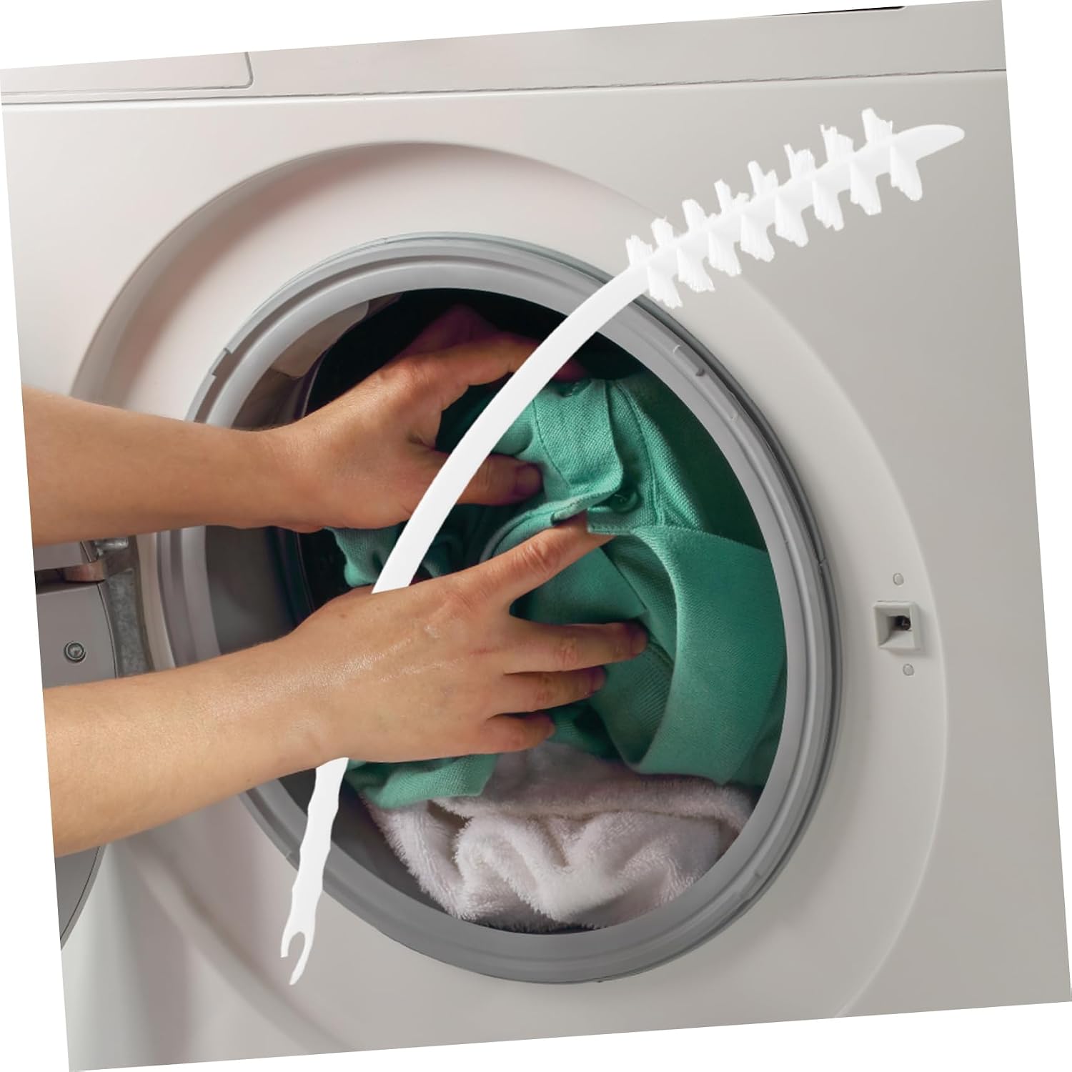 Washing Machine Drum Brush Washer Soft Bristles Multi Compatible Long Dense Bristles Sturdy Material Ergonomic Handle