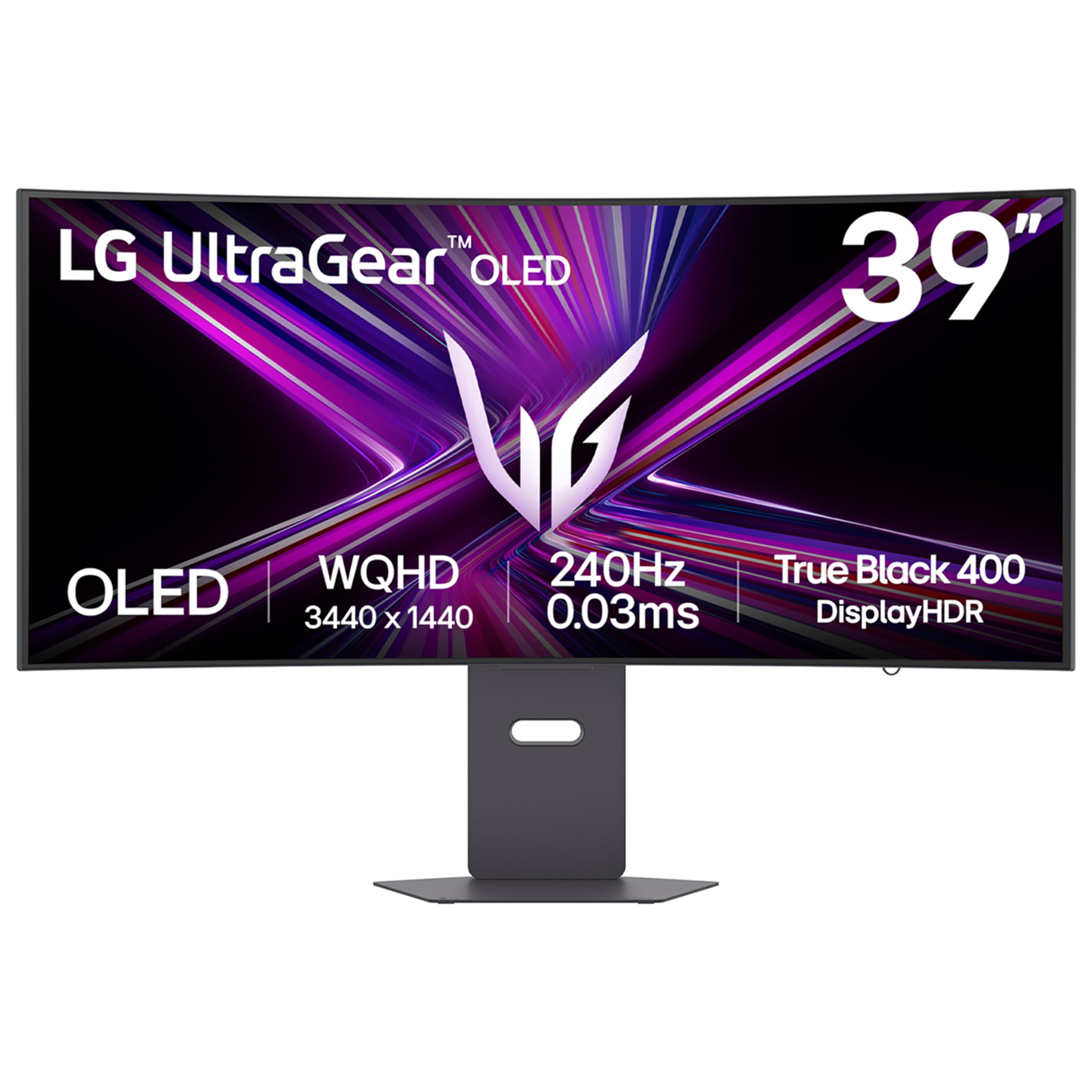 Lg 39Gx900a-B 39"" Oled Black Multimedia Curved Monitor 3440X1440/0.03Ms/2Xhdmi/D