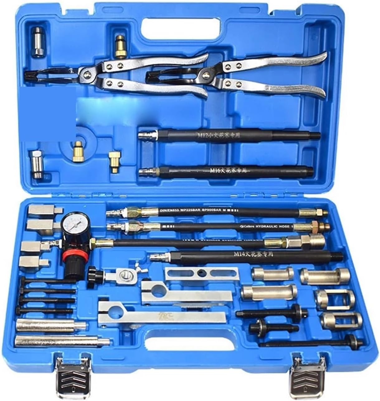 Valve Spring Compressor Tool Engine Valve Stem Seals Remover Installer Tool Compatible with Mercedes-Benz Compatible with BMW Compatible with Volvo Compatible with Toyota VAG