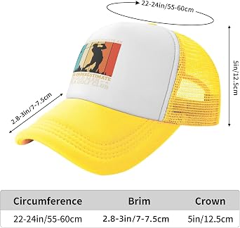 Adjustable Mesh Baseball Caps for Men Women Funny Trucker Cap Casual Golf Dad Hats Snapback Fishing Hat,Sport Golf