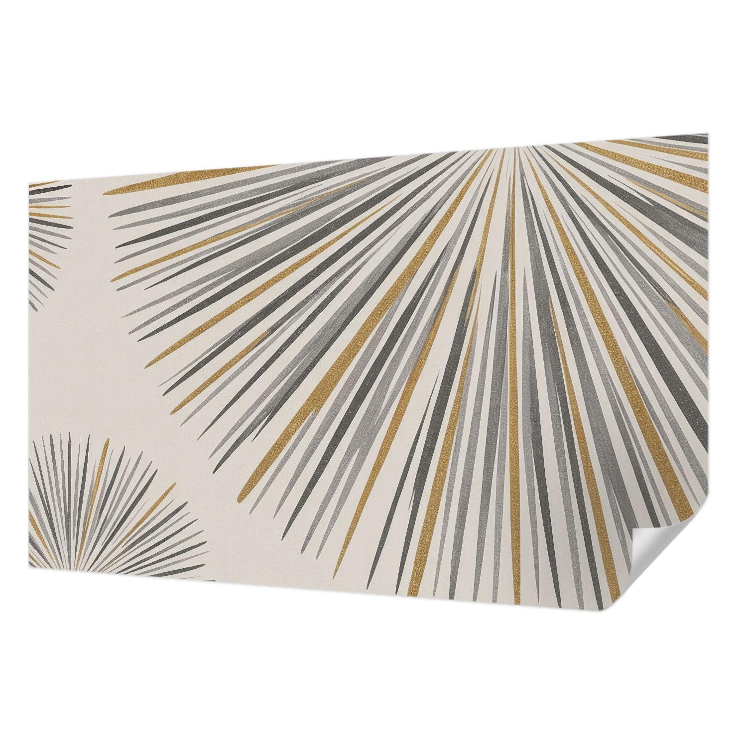 Papier peint haute qualité résistant aux taches motif éventails 416x254