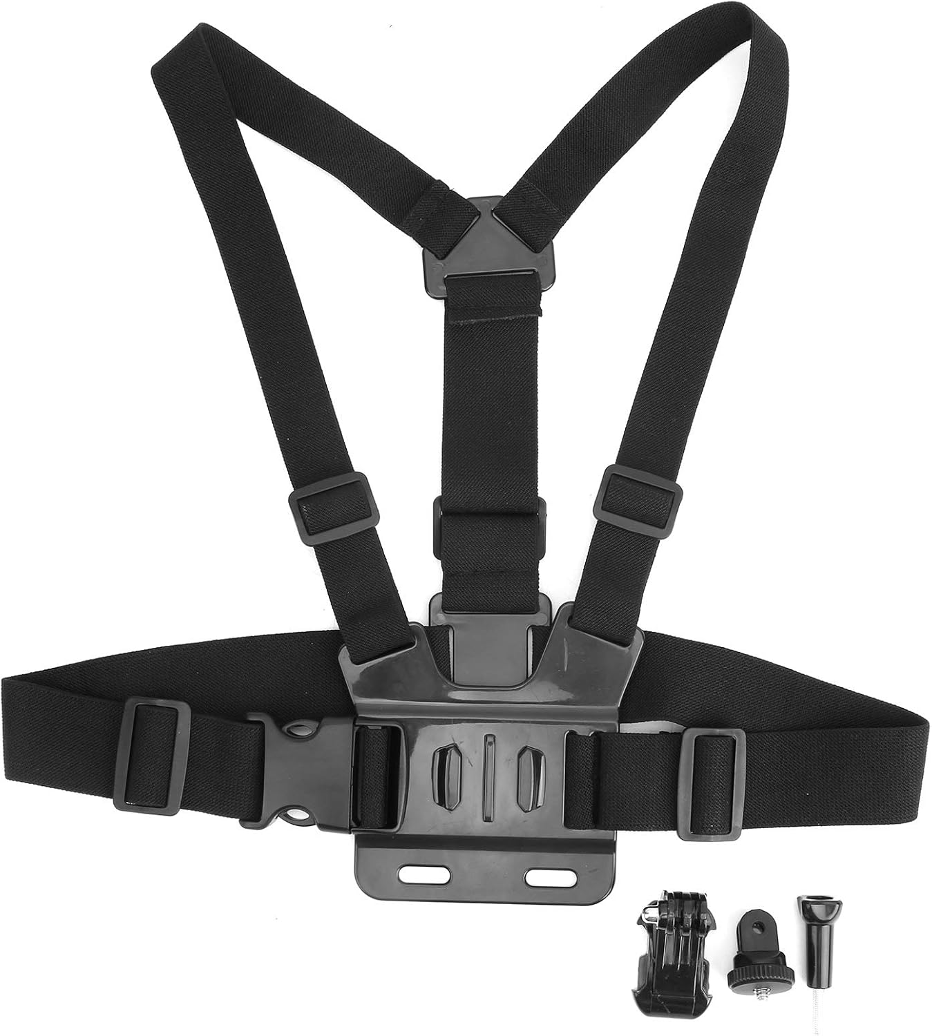 Pilipane Nylon Chest Strap Mount Belt Adjustable Outdoor Elastic Camera Chest Harness for Osmo 1 2 Durable Comfortable Lightweight Chest Mount Harness for Action Camera Accessories