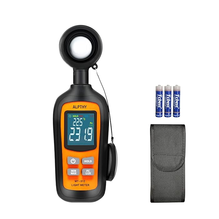 Buy ALPTHY Light Meter Lux Meter Digital Illuminance Light Meter for