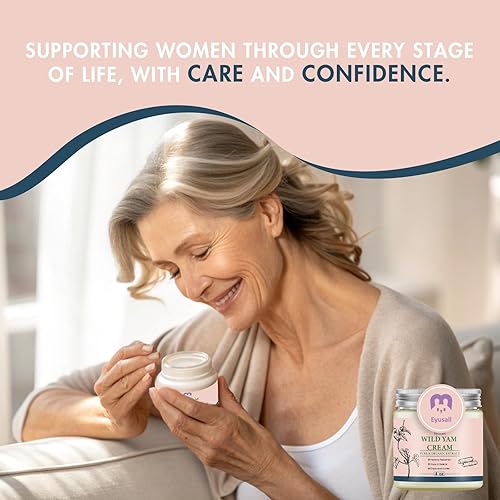 Miniatura 7 de Wild Yam Cream for Balance, Crema orgánica de ñame silvestre para mujeres y hombres, apoyo de la menopausia, armonía hormonal natural calmante, 4