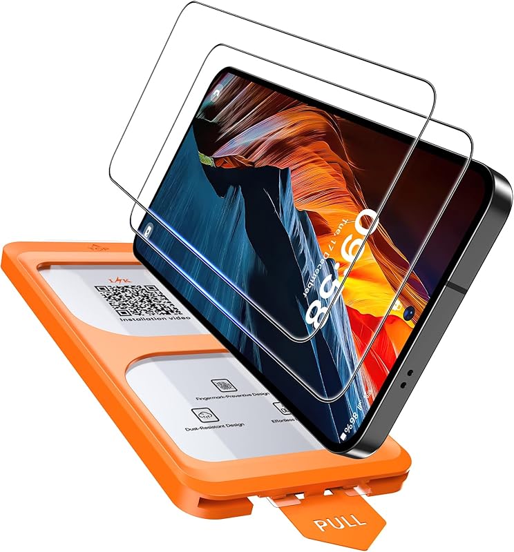 LϟK 2 Pièces Verre Trempé pour Samsung Galaxy S25 Protection Ecran [Facile à installer, sans Bulles 