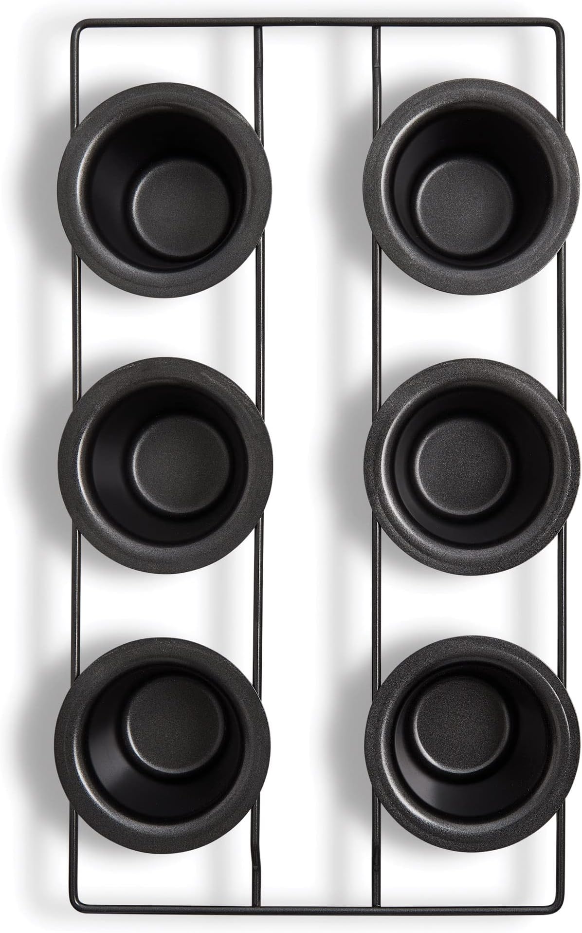 6-Cup Popover Pan, Carbon Steel with Non-Stick Coating, PFOA Free, 15.75 x 9 x 2.25-Inches