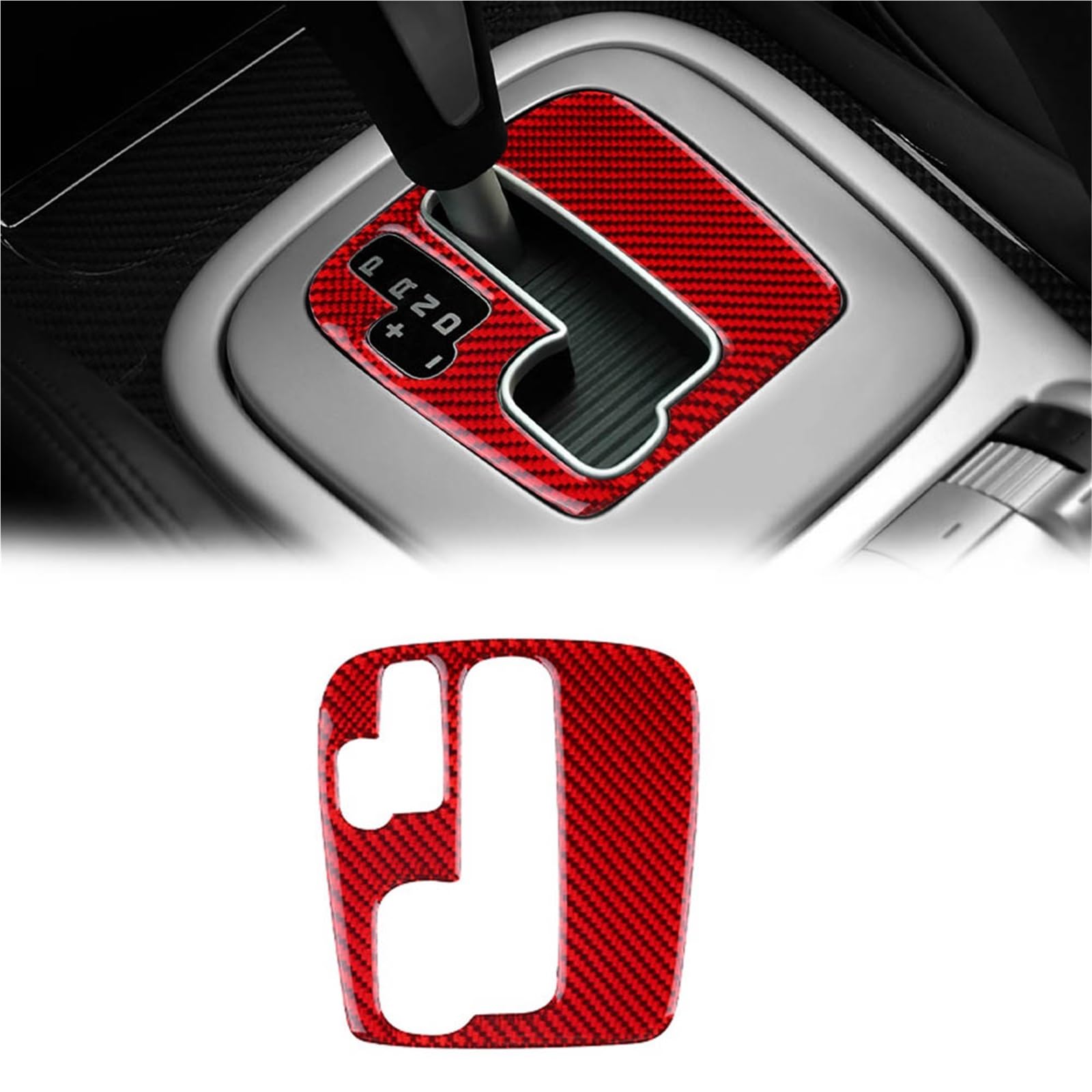 Interior Decoration for Porsche Cayenne 2003-2010 Carbon Fiber Sticker Car Automatic Gear Interior Trim Accessories