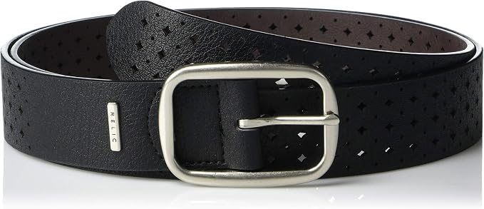 Fossil Women's Perforated PVC Belt 