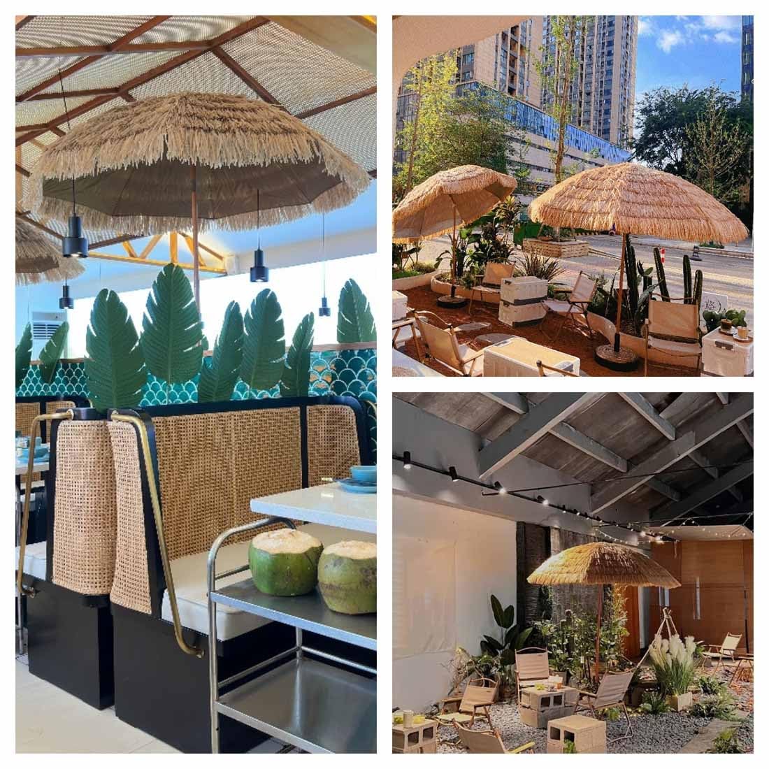 PASAMIC 9 Ft Patio Umbrella with Solar LED Lights, 5-Year Fade-Resistant Aluminum Outdoor Table Umbrella with Tilt Adjustment and Crank for Pool, Deck, Garden and Lawn