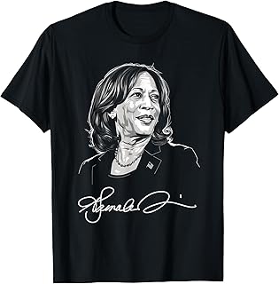 Kamala Harris for President 2024 with Signature T-Shirt
