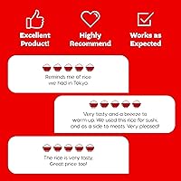 Vista 6 de IRIS Arroz blanco instantáneo (paquete de 10), arroz adhesivo japonés de grano corto ultra premium, microondas durante 80 segundos (1.2 minutos)