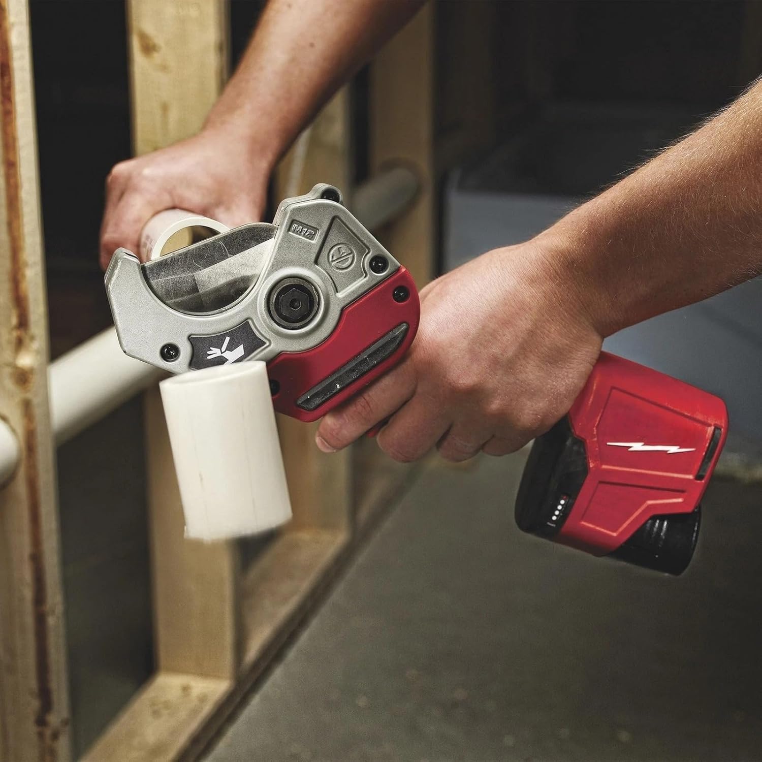 Compatible for use with Milwaukee 2470-21 M12 12V Plastic Pipe Shear Kit