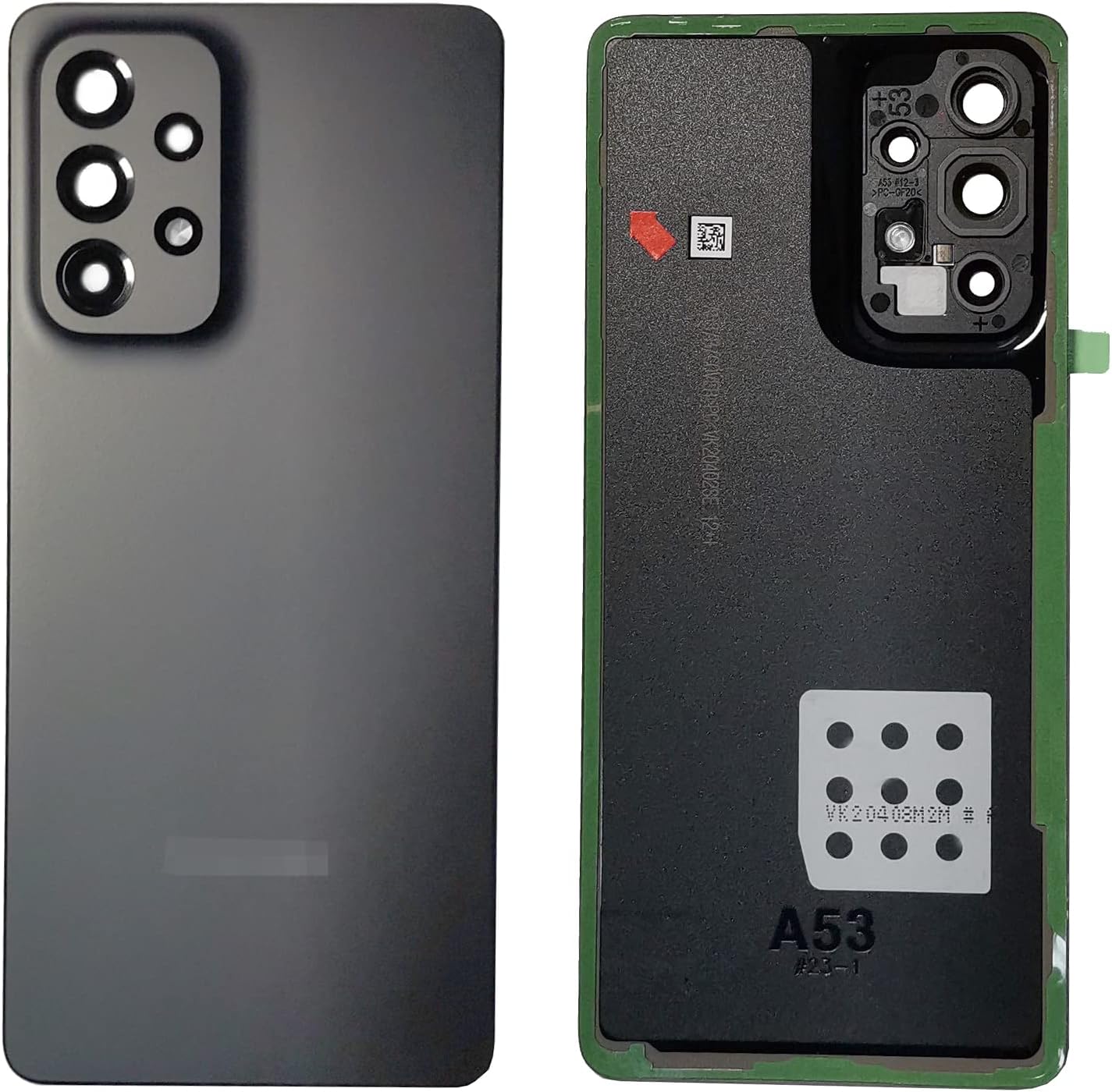 A53 5G Back Cover Replacement Rear Housing Door Parts for Samsung Galaxy A53 5G A536E/DS A5360 6.5 Inch (Black)