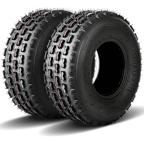 Set of 2 21x8-9 ATV UTV Tires,21x8x9 All-Terrain Tires,6-Ply Rated,Tubeless