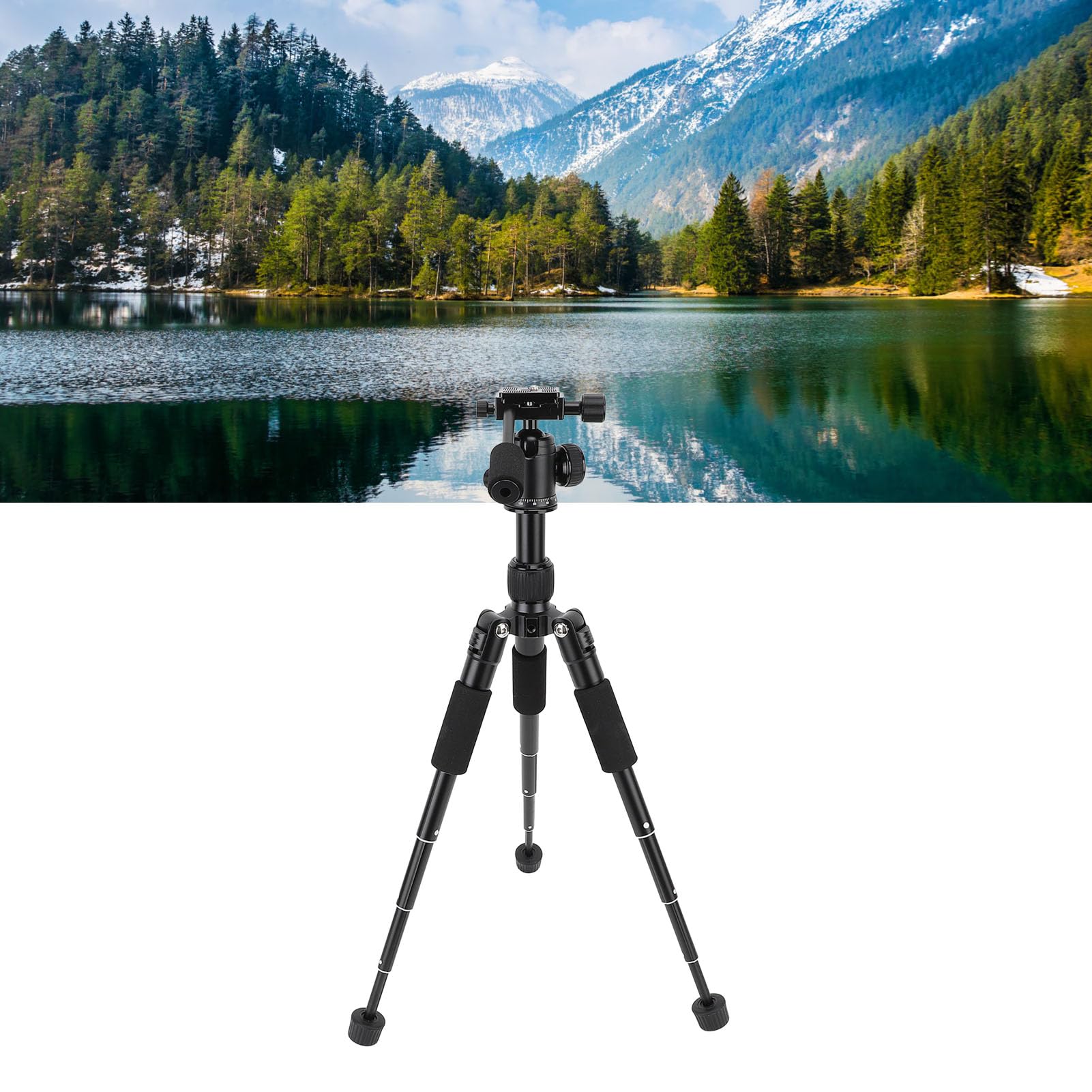 CHICIRIS Tripod Aluminum Alloy Adjustable Height with 360 Degree Ball