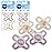 MAM Original Start Night Baby Pacifiers, Binky for 0-3 Months, BPA-Free Silicone Nipple, Easy to Clean, Best for Newborn Babies, Developed with Medical Experts, 4 Count Binkies with Sterilizer Case