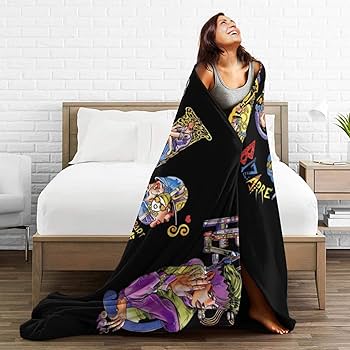 Amazon｜ジョジョの奇妙な冒険 黄金の風 ブランケット フェルト