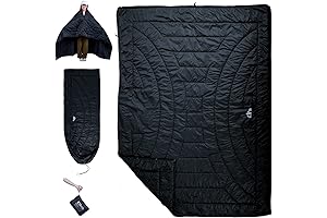 iClimb 3M Thinsulate Insulation Warm Icebreaker Boot Blanket Ultralight Compact (Black)