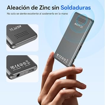 AGPTEK MP3 Player Bluetooth 5.4 Player 1.8