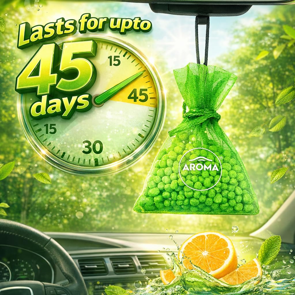 Fresh Bag "LEMON" odświeżacz powietrza do wnętrza samochodu, oczyszczacz powietrza