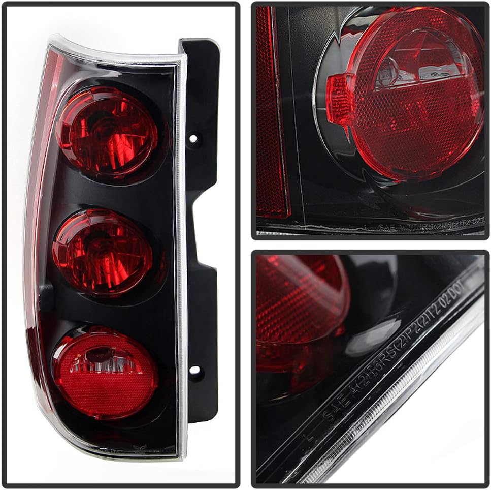 ACANII - For 2007-2014 GMC Yukon XL 1500 Denali Replacement Tail Lights Brake Lamp Left+Right