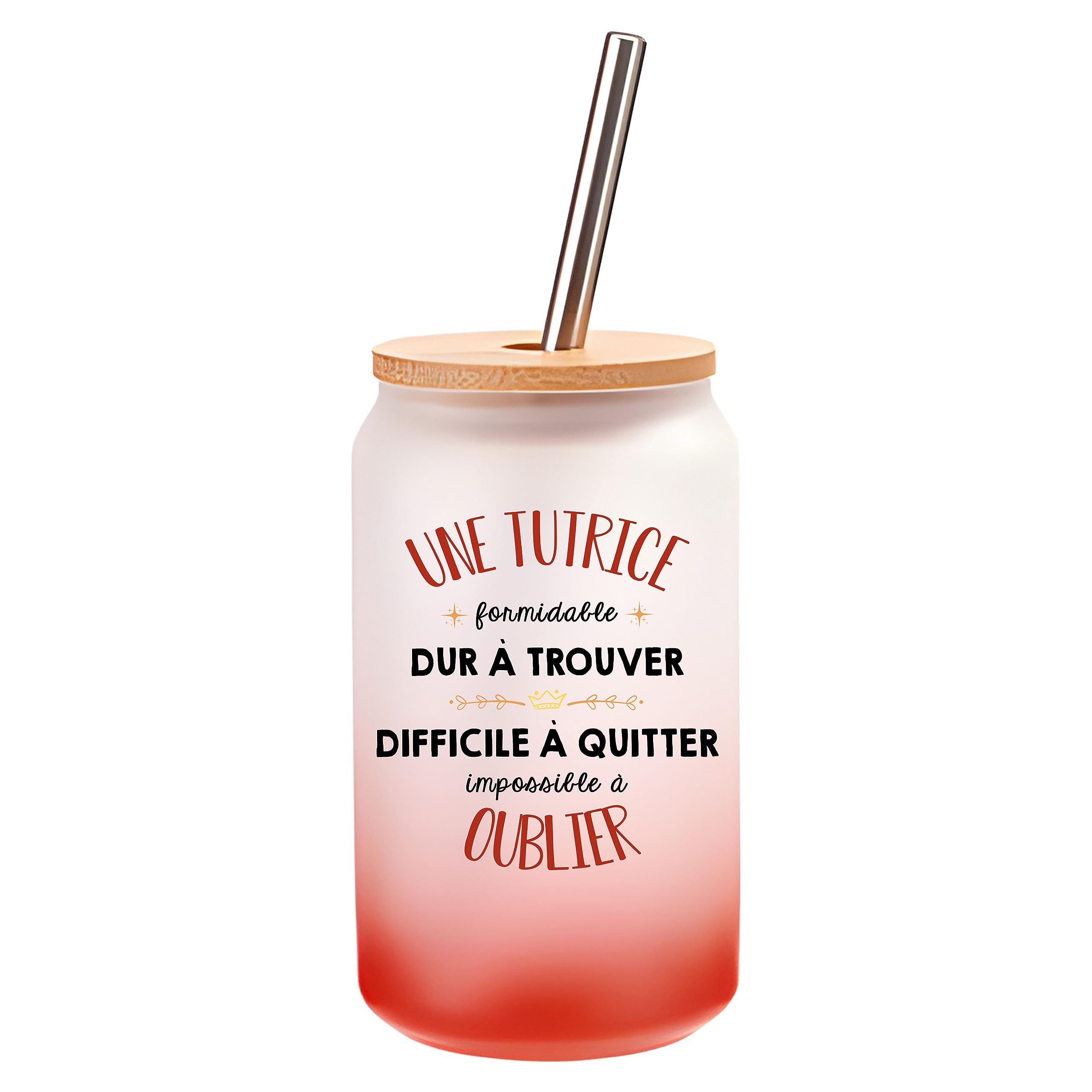 Verre Cocktail Merci Maitresse Géniale | Idée Cadeau Verre