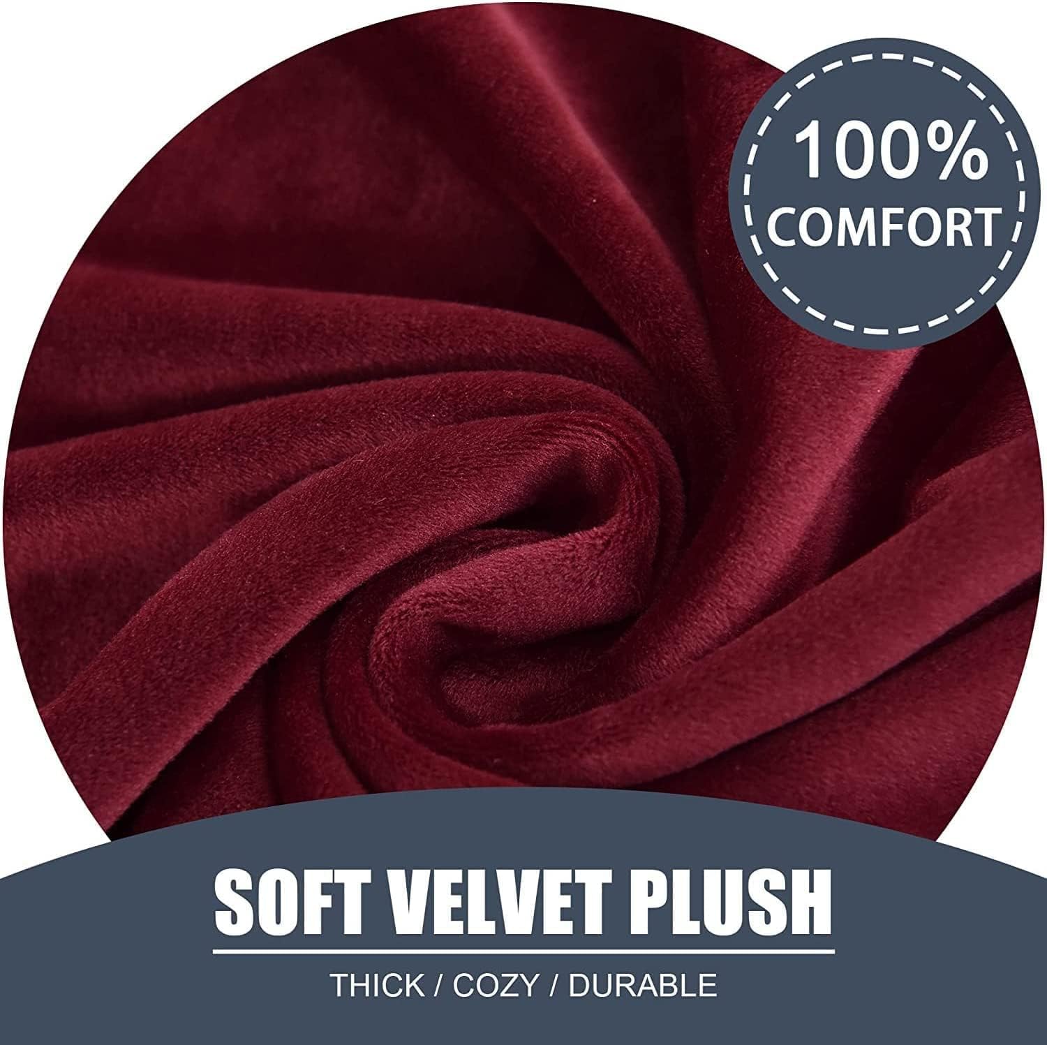 Fundas De Cojín De Asiento De Sofá De Terciopelo Elástico, Fundas