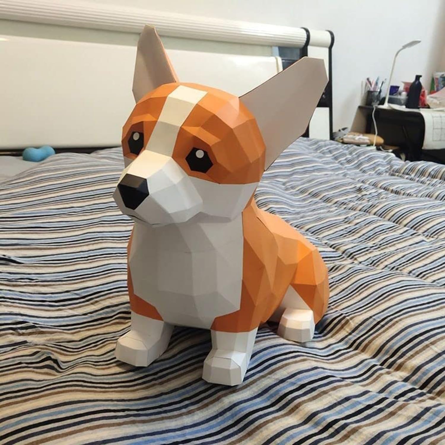 Zestaw Papercraft DIY, abstrakcyjne zwierzę, wstępnie wycięte puzzle origami do wystroju wnętrz, rzeźba z papieru 3D, kreatywny prezent dla dorosłych, narzędzia rzemieślnicze w zestawie