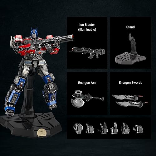 Vista 8 de Robosen Transformers Rise of The Beasts Optimus Prime Robot (edición limitada) - Control de aplicaciones, robot programable, interacción de voz