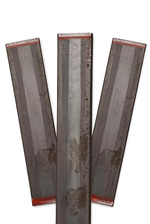 5160 High Carbon Spring Steel Barstock Forging Steel for Knives, and Choppers Ultimate Toughness and Edge Durability High Chromium Alloy USA Made 3 Pieces - 3/16" x 1.5" x 12"
