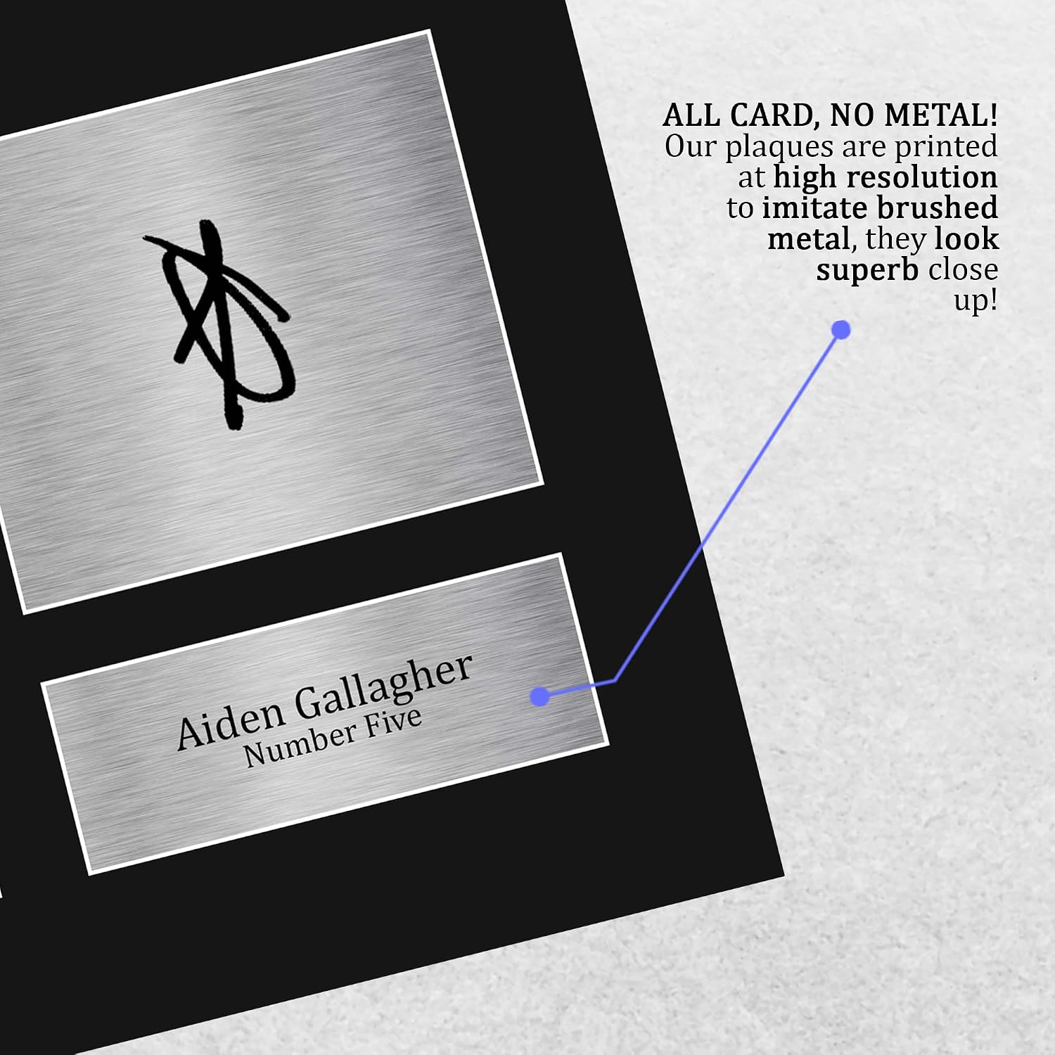 HWC Trading Aiden Gallagher The Umbrella Academy Five Gifts Printed Signed Autograph Picture for TV Show Fans - US Letter image 5