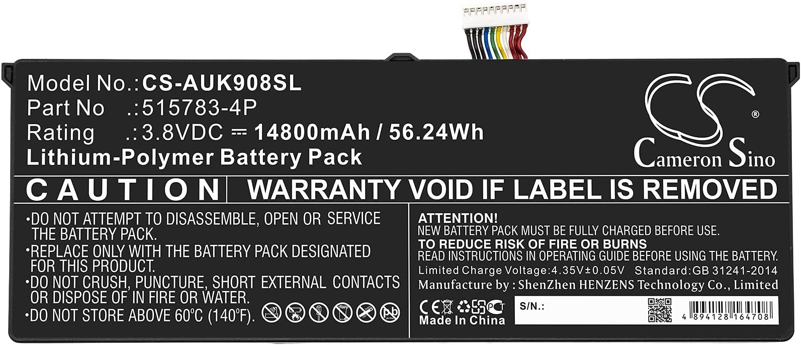 Batteria Ricaricabile Autel 515783PH-4P Per AUTEL MaxiCOM MK908 MK908P - Foto 8