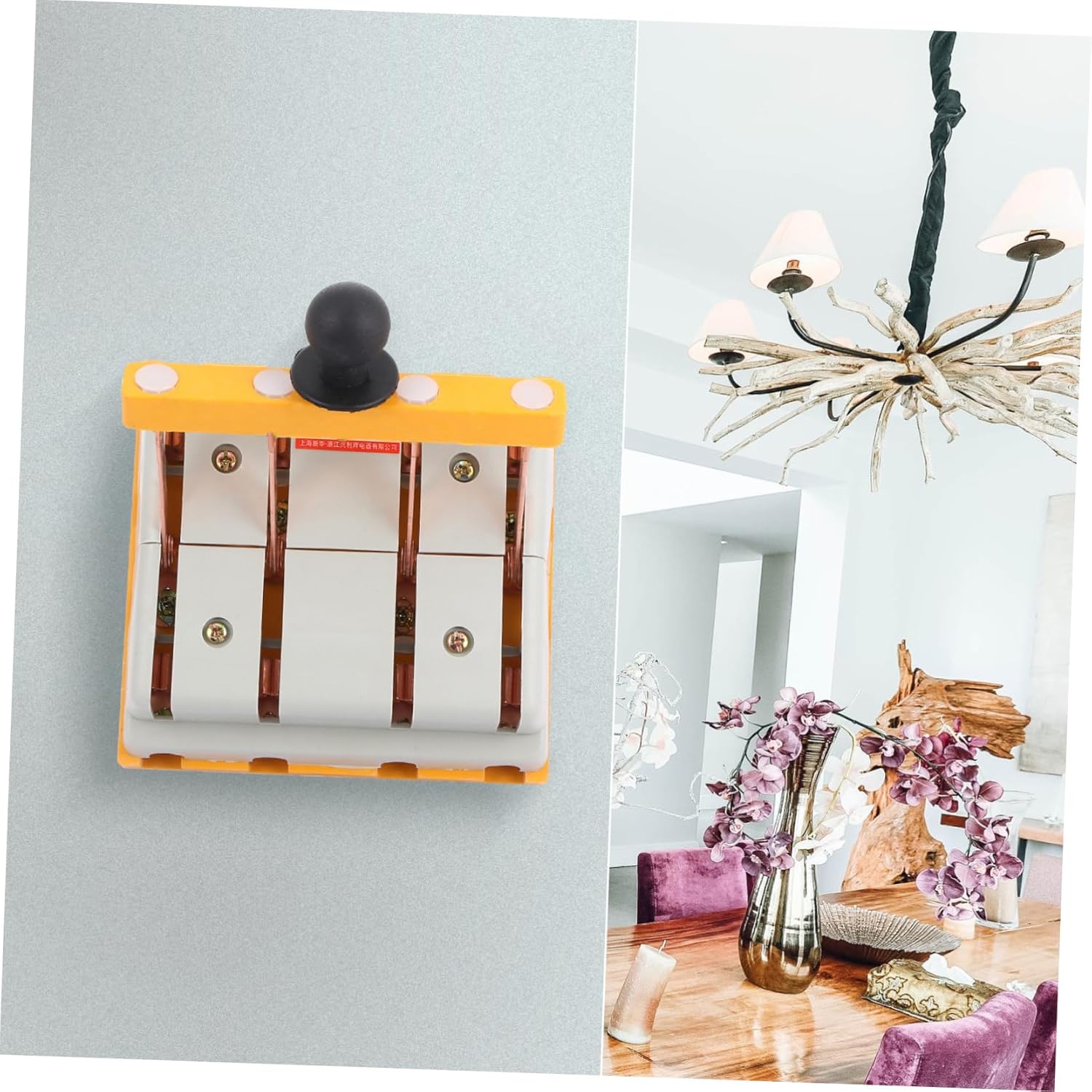 Artibetter Double Pole Electric Brake Cutter Power Supply Control Device Compact Design for Industrial and Home Appliances Easy to Use and Install and Portable