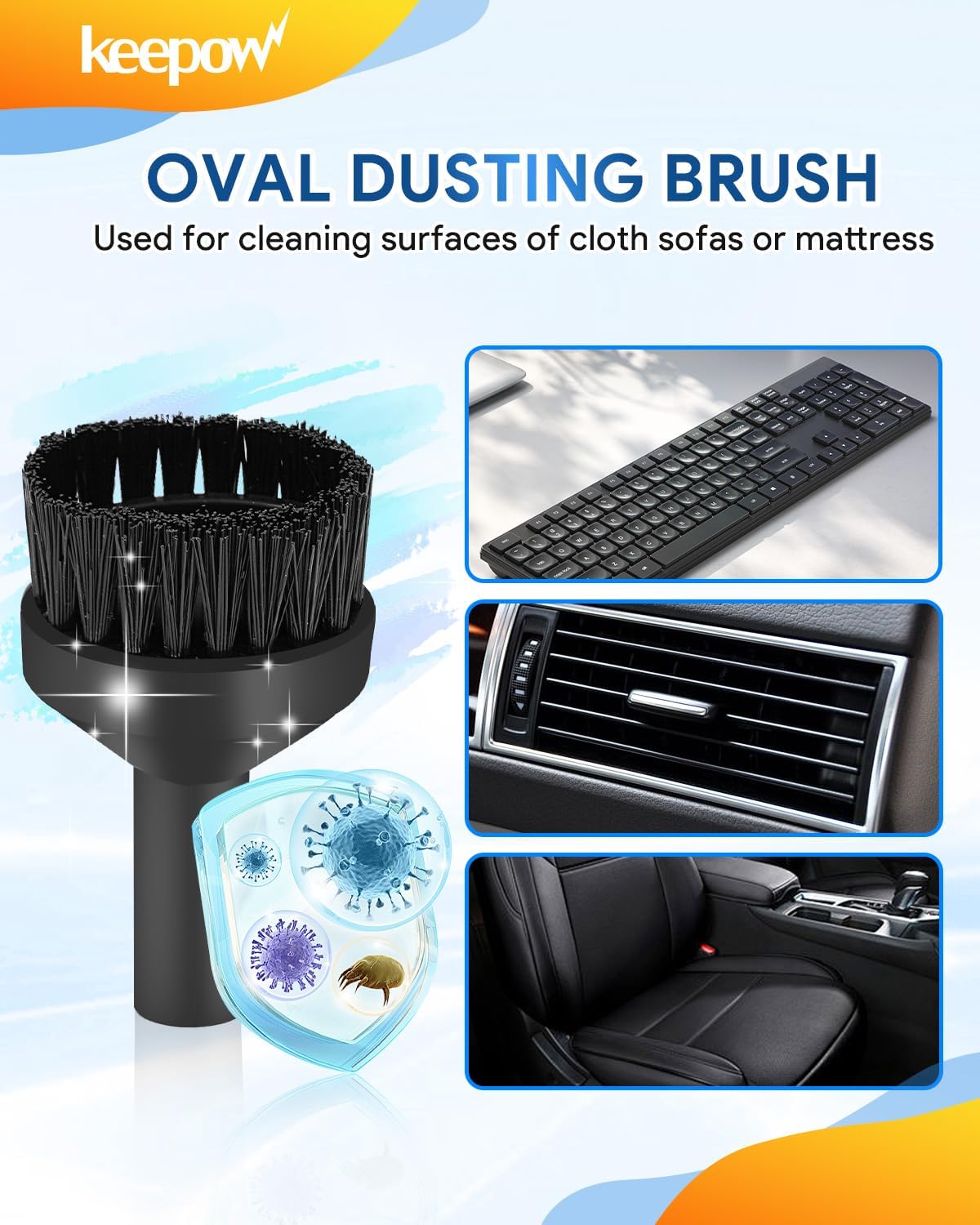 Micro Cleaning Nozzle Kit, 1-1/4" Detailed Cleaning Vacuum Attachments image 4