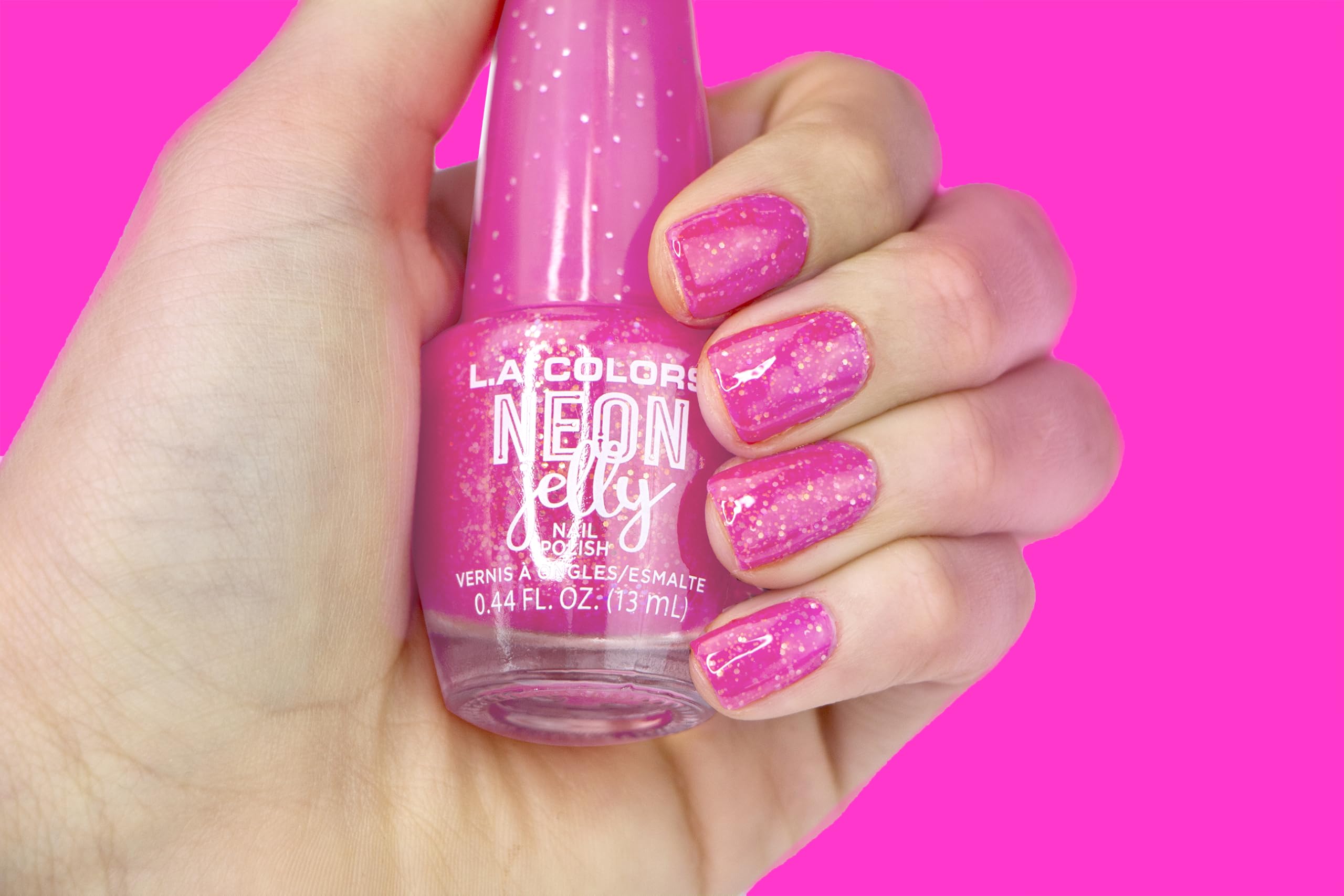 Amazon.com : L.A. COLORS Neon Jelly Polish, Electric Lime CNL366